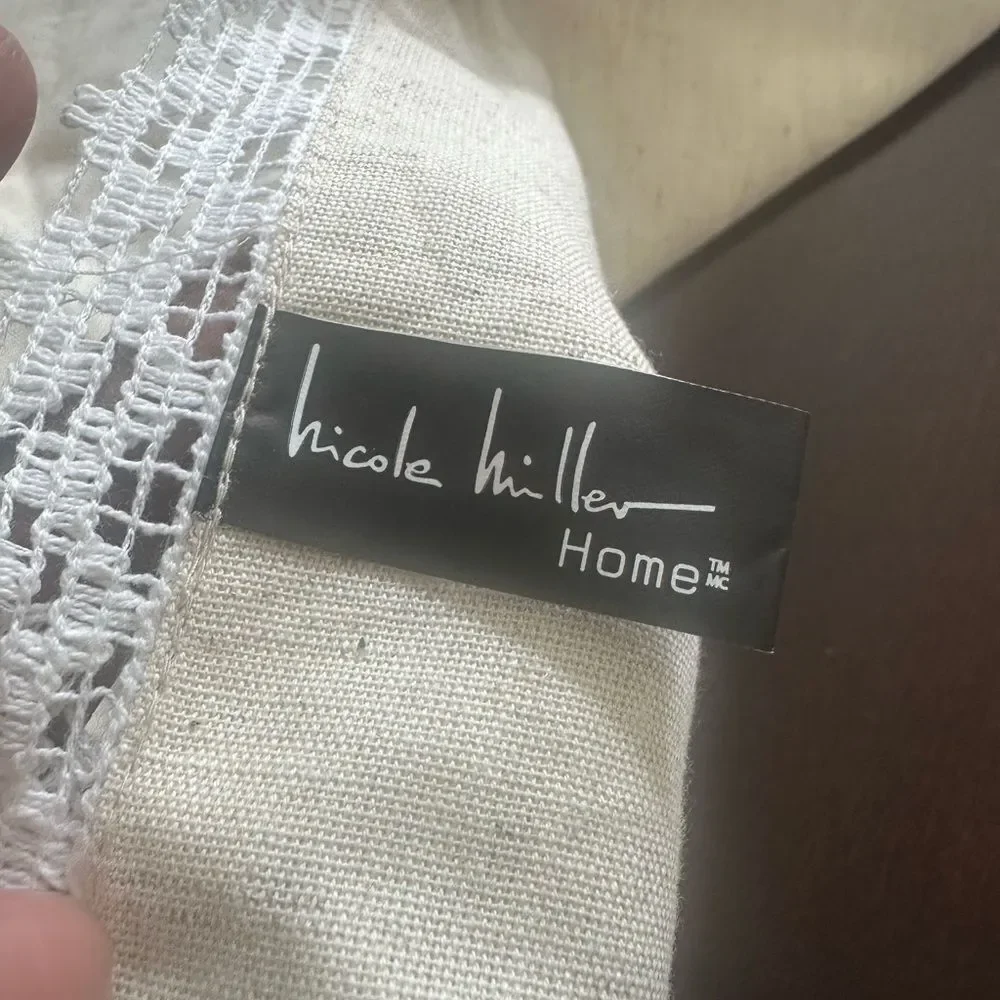 Nicole Miller Cotton Blend Table Runner